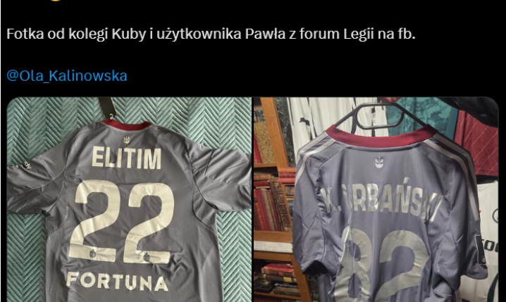 TRAGICZNIE WYGLĄDAJĄCY NAMESET na ''specjalnych'' koszulkach Legii xD